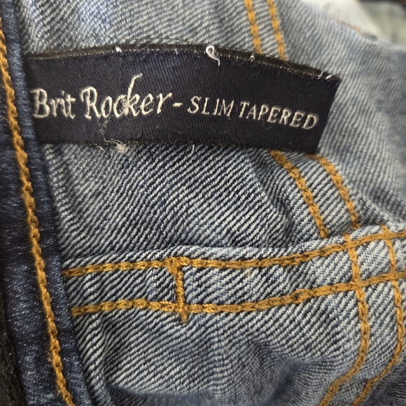 Guess Brit Rocker Slim Tapered Men's Blue Jeans Size 32x32 - Picture 6 of 7